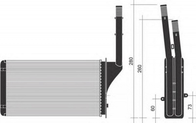 MAGNETI MARELLI 350218231000 -  Теплообменник, отопление салона